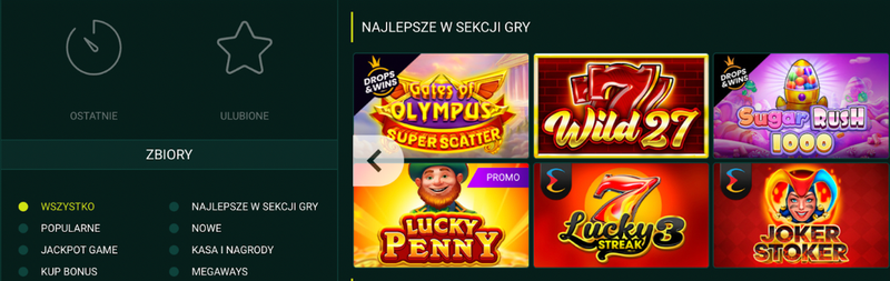 Lobby kasynowe Spinbetter